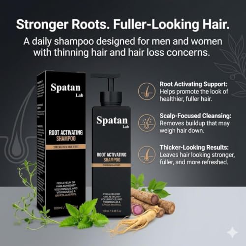 Spatan Root Activator Shampoo for Hair Growth & Volume
