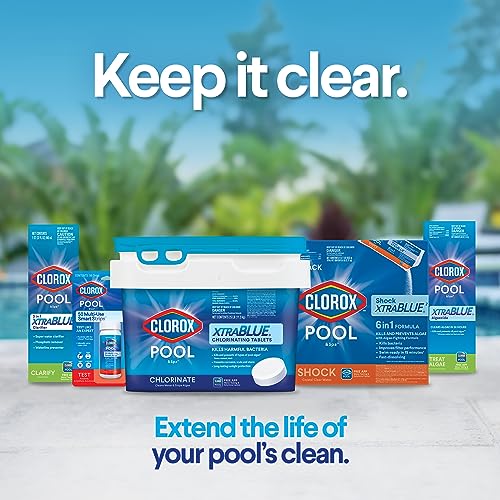 Clorox® Pool&Spa™ Shock Clear, for Crystal Clear Swimming Pool Water, Swim-ready in 15 minutes, Suitable for vinyl pools (6-Pack)