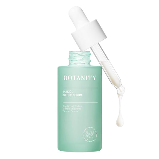 BOTANITY Makiol Serum | Oil-Control & Hydration Boost | Pore Appearance Minimizer & Skin Texture Enhancer | Light & Non-Greasy Formula | For Acne-Prone & Oily Skin Types | Cruelty-Free | 1.69 fl oz