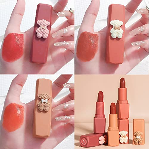 Semi Matte Velvet Lipstick - Long Wearing Waterproof Lip Stain