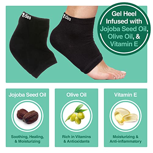 ZenToes Moisturizing Heel Socks with Vitamin E & Jojoba Oil