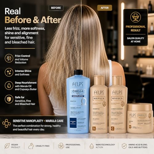 Felps Professional Omega Zero Sensitive Nanoplastia Hair Care Kit