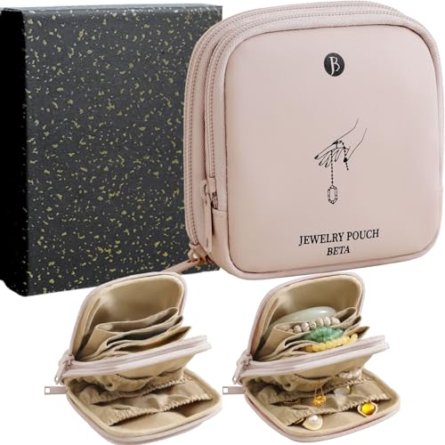 Travel Jewelry Organizer Case - Tangle-Free Storage Pouch