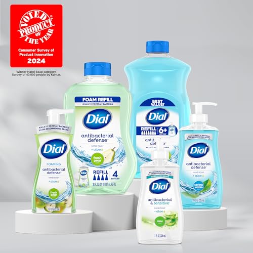 Dial Liquid Hand Soap, Himalayan Salt, 7.5 fl oz (Pack of 4)