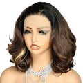 SOKU 13x6 Lace Front Wig Short Loose Wave 12" Synthetic