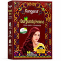 Kangana Burgundy Henna Hair Dye Powder | 100% Grey Coverage