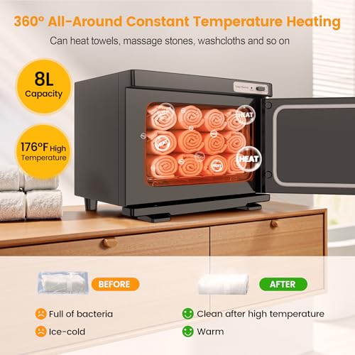 SalonDepot 8L Hot Towel Warmer for Spa & Salon