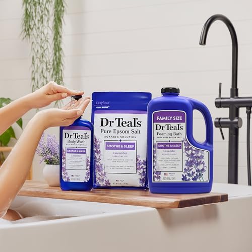 Dr Teal's Lavender Foaming Bath with Epsom Salt 62.5 fl oz