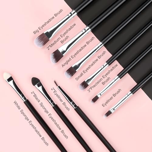 SOLVE 32-Piece Professional Makeup Brush Set with Wooden Handles