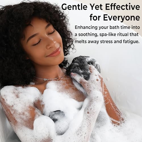 African Net Sponge Exfoliating Body Scrubber - 40in Bath Washcloth