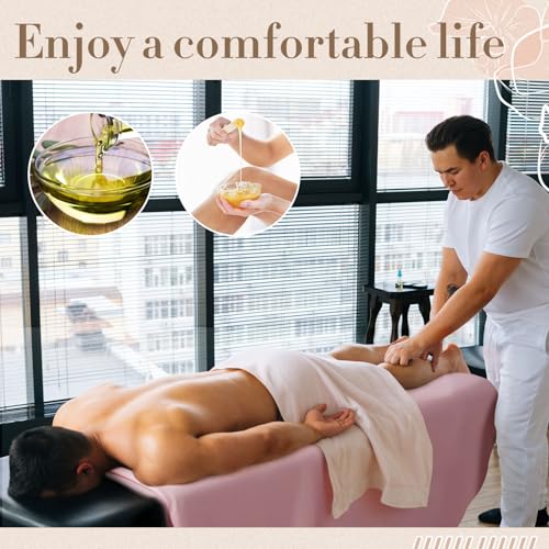 CroBlissful Reusable PVC Wax Mat for Esthetician Bed & Massage Table, Pink
