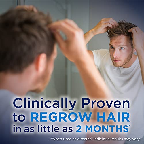 Minoxidil 5% Foam Hair Regrowth Treatment for Men, 3-Pack
