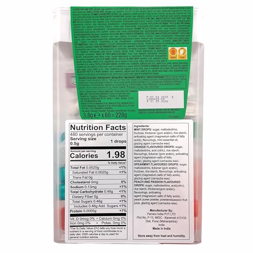 Tic Tac Variety Pack - 60 Mini Boxes of Mint, Orange, & More
