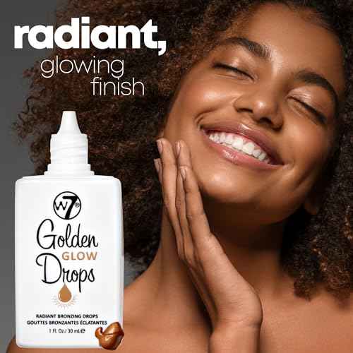 W7 Golden Glow Drops - Liquid Bronzing Drops For Flawless Skin & A Radiant Finish