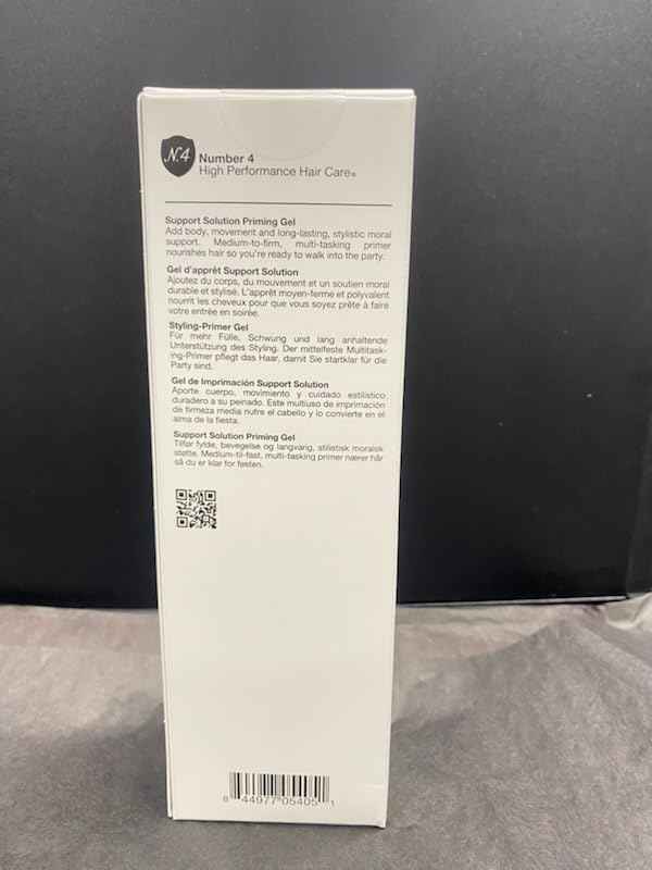 Number 4 Hair Gel for Men and Women, Hair Styling Products, Support Solution Priming Gel, 6.7 oz