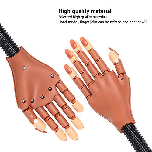 Acrylic Nail Practice Hand with 300 Nail Tips & Tools