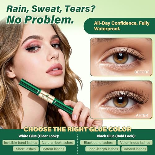 KEYYOU Lash Bond and Seal Glue - Waterproof, Long-Lasting, 10ml