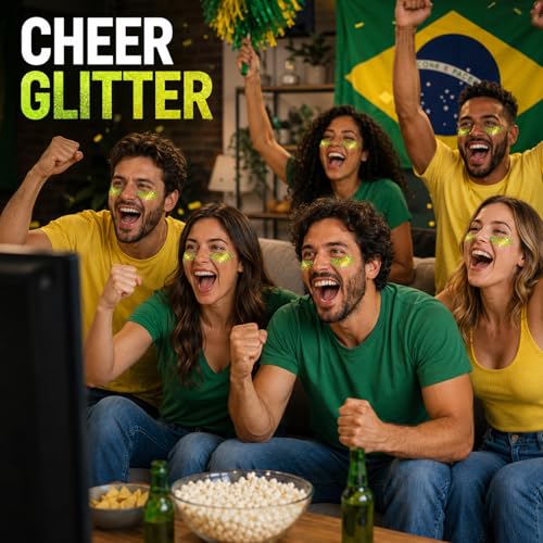 Green Gold Face Glitter Stick Waterproof Shimmer Makeup