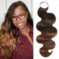 QVR Body Wave Feather Crochet Hair 18" 100% Human Hair
