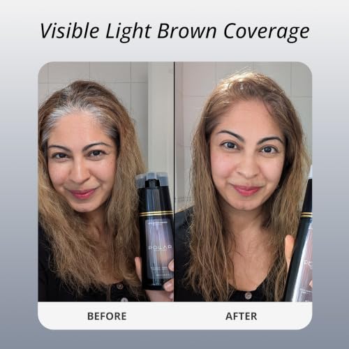 Polar Hair Dye Shampoo Light Brown - Gray Coverage