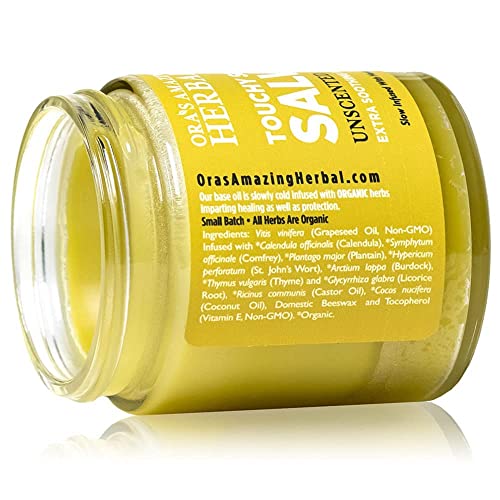 Ora's Amazing Herbal Salve & Butter Set for Dry Skin, Eczema Cream Treatment, Touchy Skin Salve, Ultra Healing Body Butter, Organic Calendula for Skin, Herbal Salves, Unscented Skincare