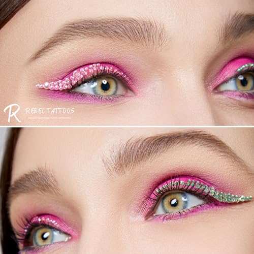 Self-Adhesive Face Gems Jewels Stickers for Festivals & Parties