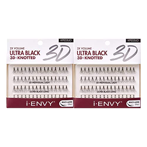 i-ENVY 2X Volume 3D Individual Lashes Long Black