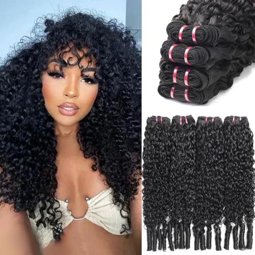 Burmese Curly Human Hair Bundles 16-22 Inch 100% Virgin Remy