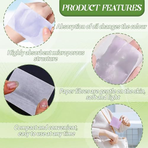 BOROLA Oil Blotting Papers 100 Sheets with Mirror & Puff
