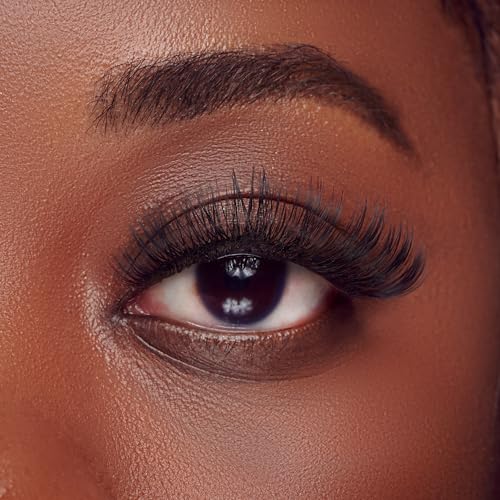 False Eyelashes, Lash Extension Kit 03, 9mm-16mm, Wide Band, Easy to Apply and Remove, No Damage to Natural Eyelashes, 72 Lash Clusters - Voluminous