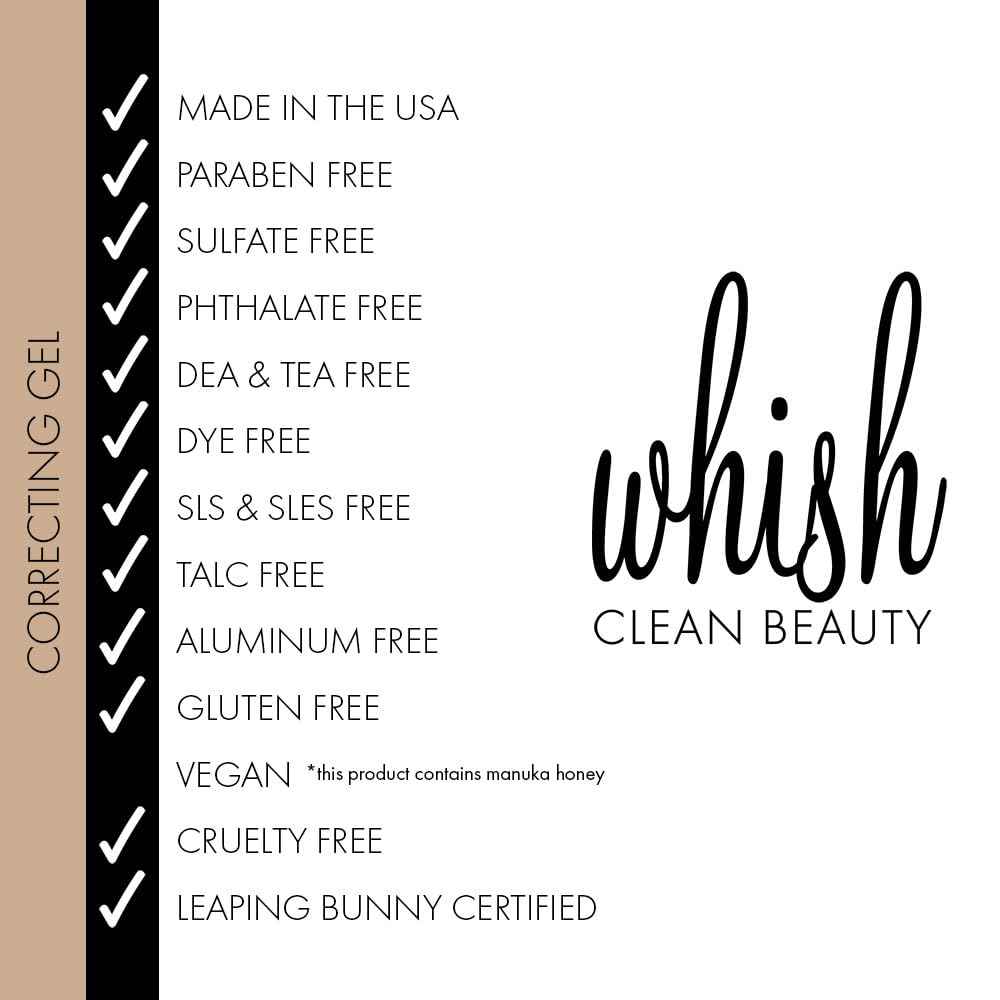 Whish Coconut Milk + Verbena Correcting Gel - Soothes sun exposed skin, reduces the appearance of UV damage, Moisturizes & Corrects with Organic Aloe & Manuka Honey