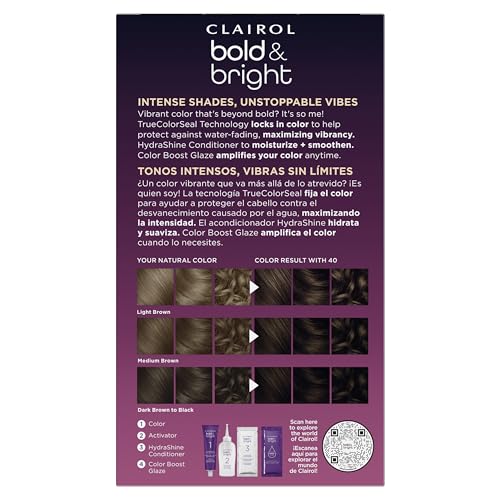 Clairol Bold & Bright Permanent Hair Dye 40 Cafecito - 5.48 Fl Oz