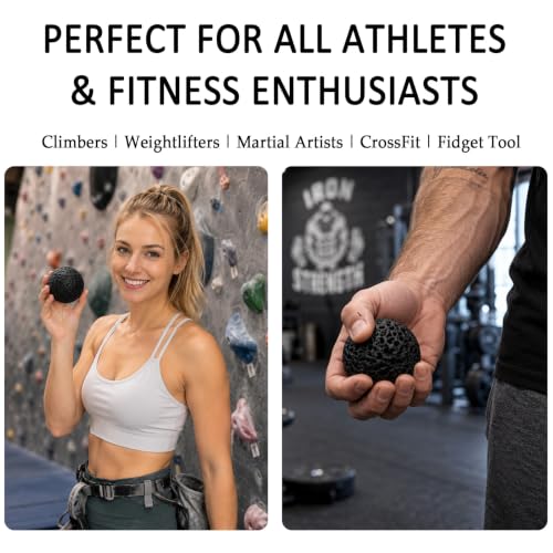 Grip Strength Trainer Moon Ball for Rock Climbing & Weightlifting