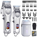 CIICII Men's Hair Clippers Set Cordless Barber Kit with Trimmer & Shaver