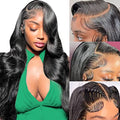 13x6 HD Lace Front Wig Human Hair 180% Density 26" Body Wave