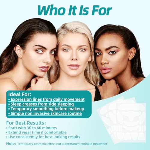 Face Wrinkle Tape | 208 Pack Forehead & Expression Line Patches