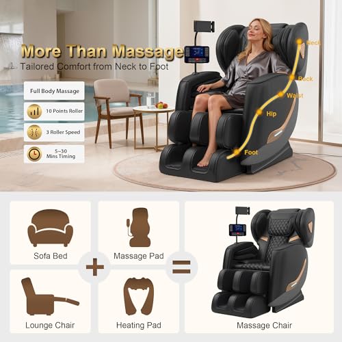 VireoNest Zero Gravity Massage Chair with Heat & Airbags