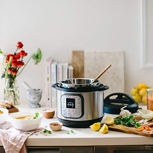 Instant Pot Duo 7-in-1 Mini Electric Pressure Cooker, Slow Rice Cooker, Steamer, Sauté, Yogurt Maker, Warmer & Sterilizer, Includes Free App with over 1900 Recipes, Stainless Steel, 3 Quart