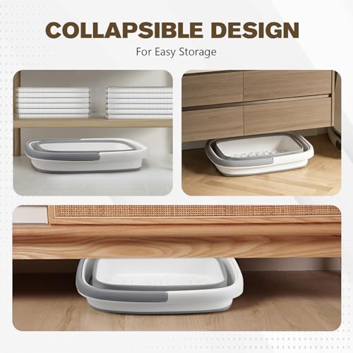 Collapsible Foot Bath Basin with Massage Nodes - Portable Spa Tub
