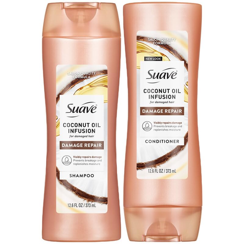 Suave Coconut Infusion Shampoo & Conditioner Combo, 12.6 Oz