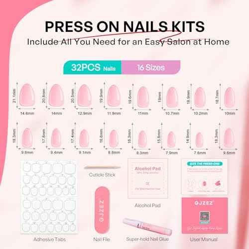 Chocolate Brown Fall French Tip Press on Nails Short Almond - GJZEZ Soft Gel Fake Nails Press Ons with 3D Sculpting Wave, Durable Handmade Glue on Nail | 16 Sizes - 32 Reusable Nail, Mocha Mousse