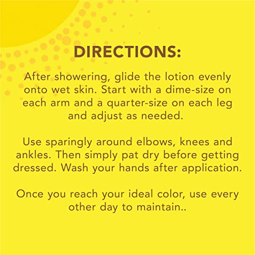 Jergens Natural Glow +FIRMING In-shower Self Tanner Body Lotion, Sunless Tanning for Medium to Tan Skin Tone, Anti Cellulite Firming Moisturizer, for Gradual Natural Fake Tan, 7.5 Ounce (Pack of 2)