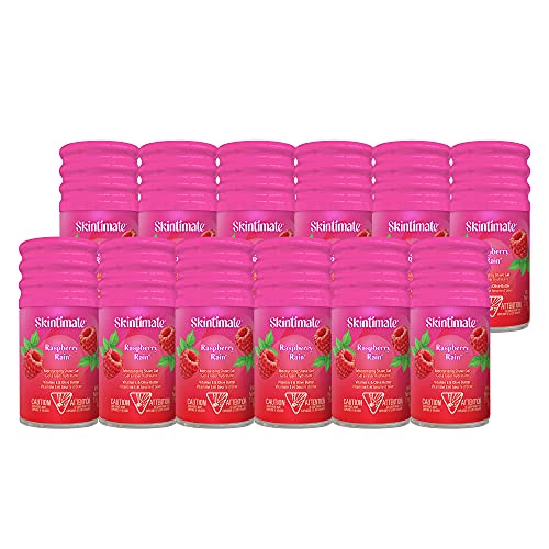 Skintimate Raspberry Rain Moisturizing Shave Gel for Women - 2.75 Oz Pack of 12