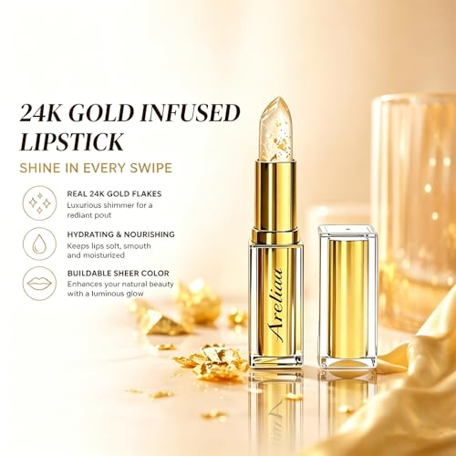 Areliaa pH Color-Changing Lipstick for Women, 2Pcs