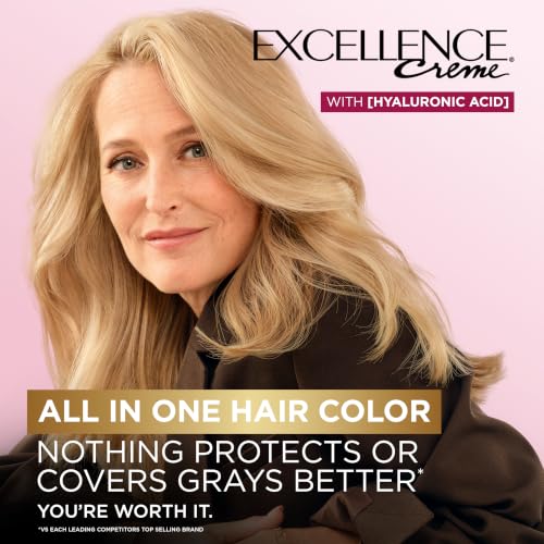 L'Oreal Paris Excellence Crème Hair Dye Kit 10 Lightest Blonde with Hyaluronic Acid