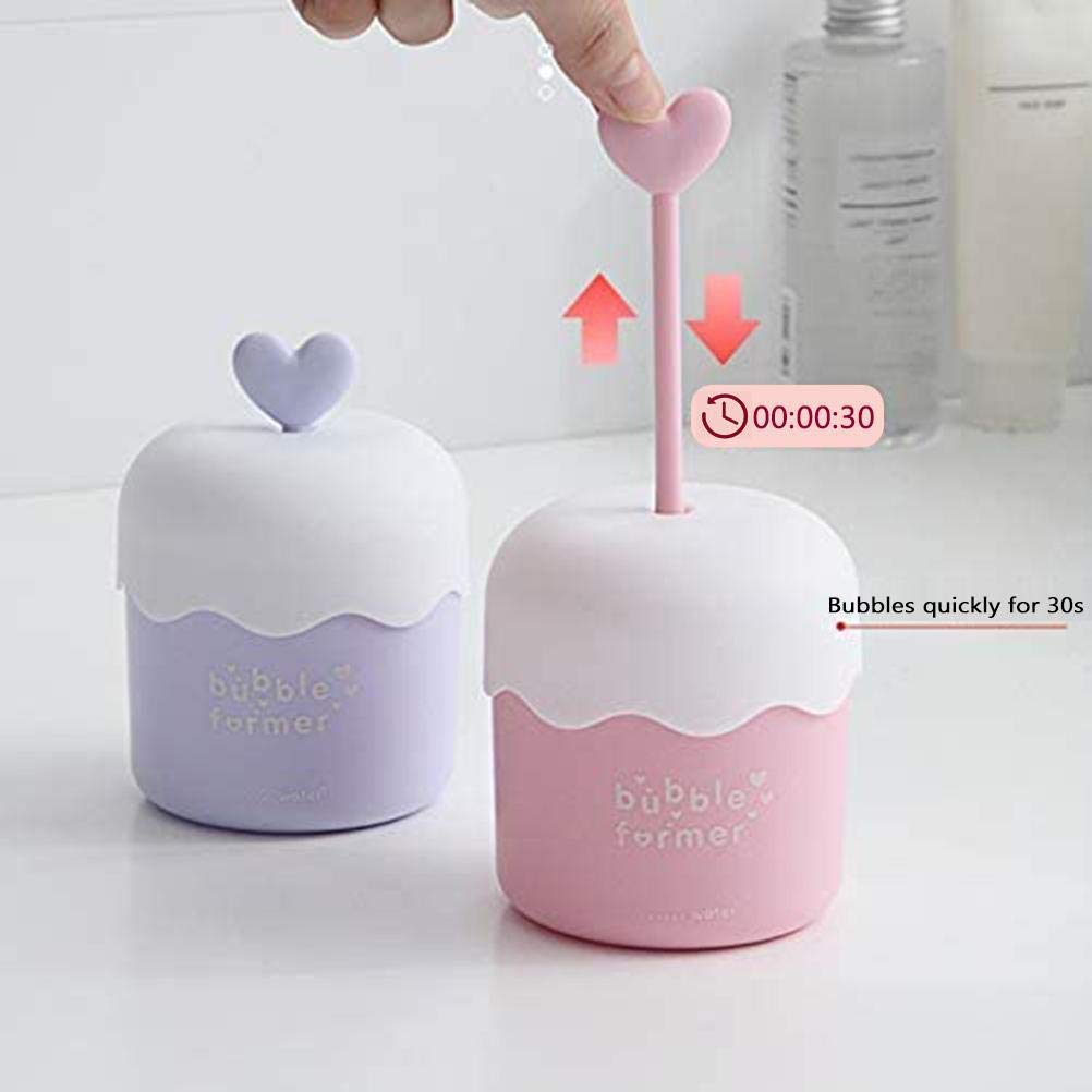 Shiker Foam Bubble Maker Cleanser Foamer Cup Facial Cleanser Foam Maker Cup, Manual Foamer Portable Foam Foamer for Face Washing Foam Foamer For Facial Cleanser and Shower Gel