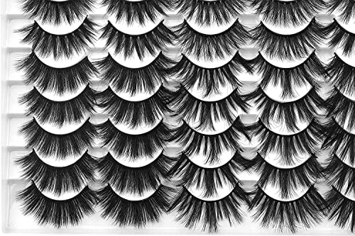 3D Mink Lashes 18-22MM Fluffy Volume False Eyelashes