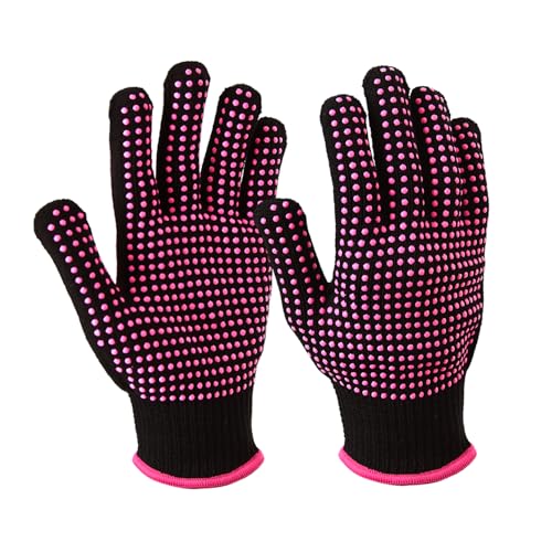 Heat-Resistant Gloves for Hair Styling - 2-Pack