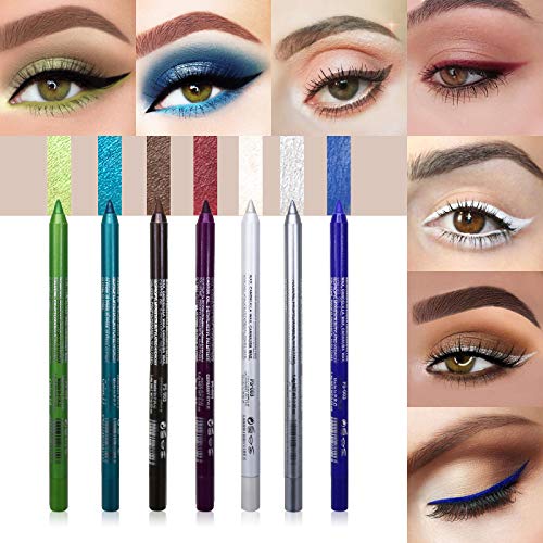LOKFAR 14-Color Eyeliner Pen Set - Waterproof Metallic & Matte