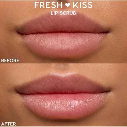 ColourPop Fresh Kiss Exfoliating Lip Scrub - Nourishing Lip Exfoliator to Gently Buff & Soften Skin - Enriched with Cocoa & Shea Butter to Lock in Moisture - Vanilla Cake (0.37 oz)